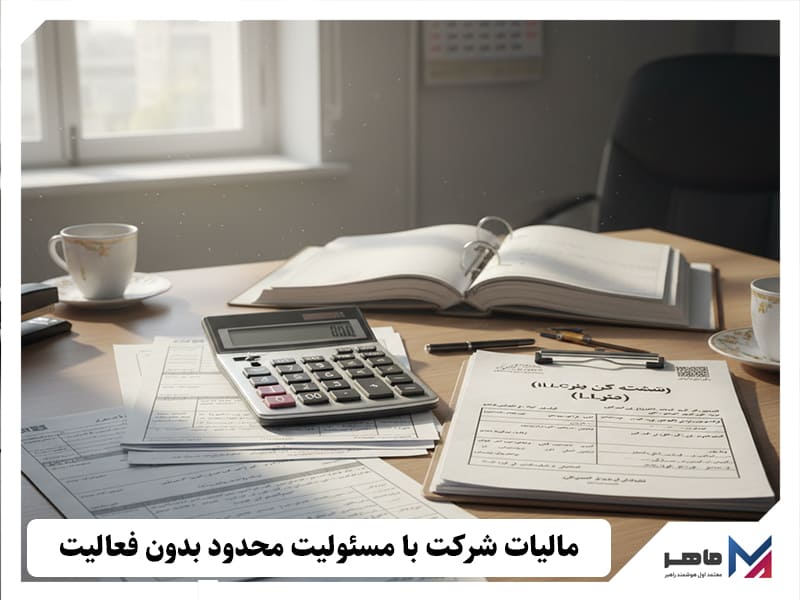 مالیات شرکت با مسئولیت محدود بدون فعالیت