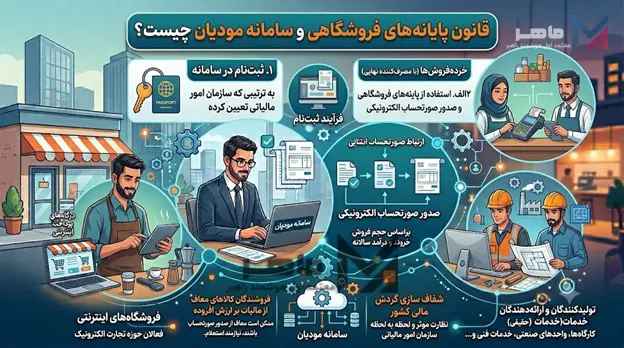قانون پایانه های فروشگاهی و سامانه مودیان چیست